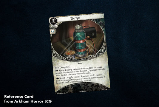 Arkham Horror LCG - Wooden Thermos Token- Singles