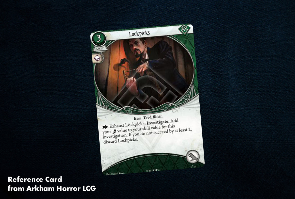 Arkham Horror LCG - Wooden Lockpicks Token - Singles
