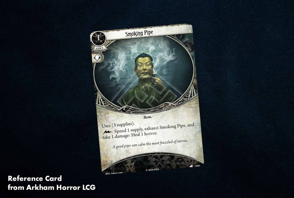 Arkham Horror LCG - Wooden Smoking Pipe Token - Singles