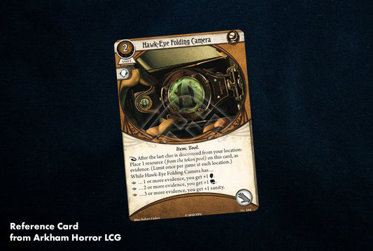 Arkham Horror LCG - Wooden Hawk-Eye Folding Camera Token - Singles