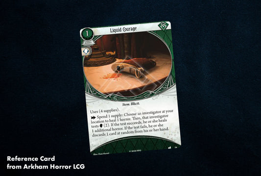 Arkham Horror LCG - Wooden Liquid Courage Token - Singles