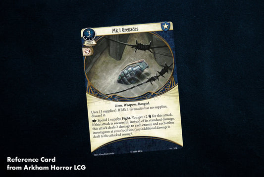Arkham Horror LCG - Wooden Mk 1 Grenades Token - Singles
