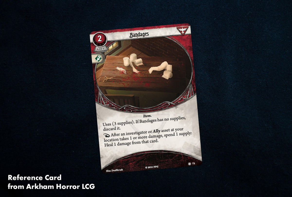 Arkham Horror LCG - Wooden Bandage Token - Singles