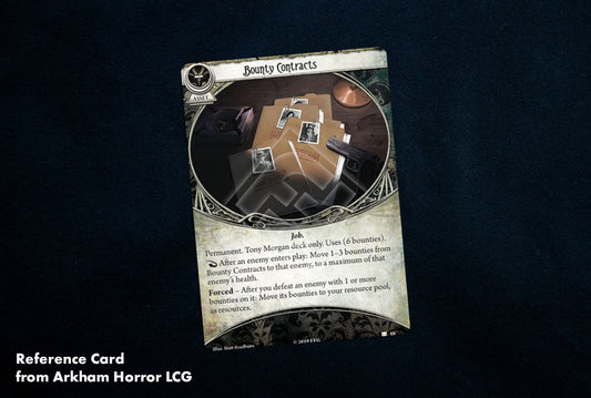 Arkham Horror LCG - Wooden Bounty Contract Token - Singles