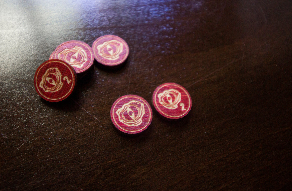 Arkham Horror LCG - Double-sided Wooden Doom Token