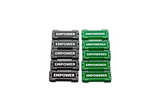 Riftbound - Empower & Empowered Transparent Acrylic Tokens – 10 Single-Sided Set