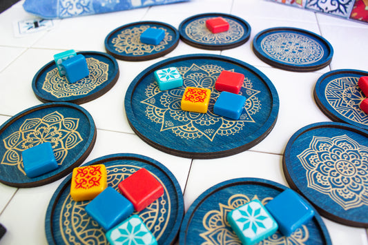 Azul Tile Holders - Blue Color - Complete Set
