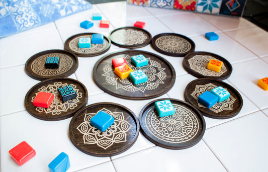 Azul Tile Holders - Kona Color - Complete Set
