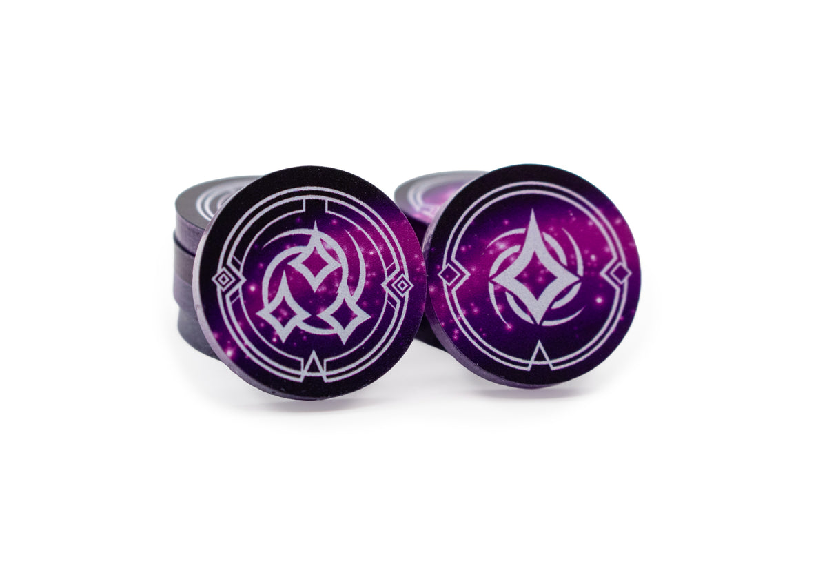Lorcana - Full Color Acrylic Tokens - Lore Set - Double-Sided