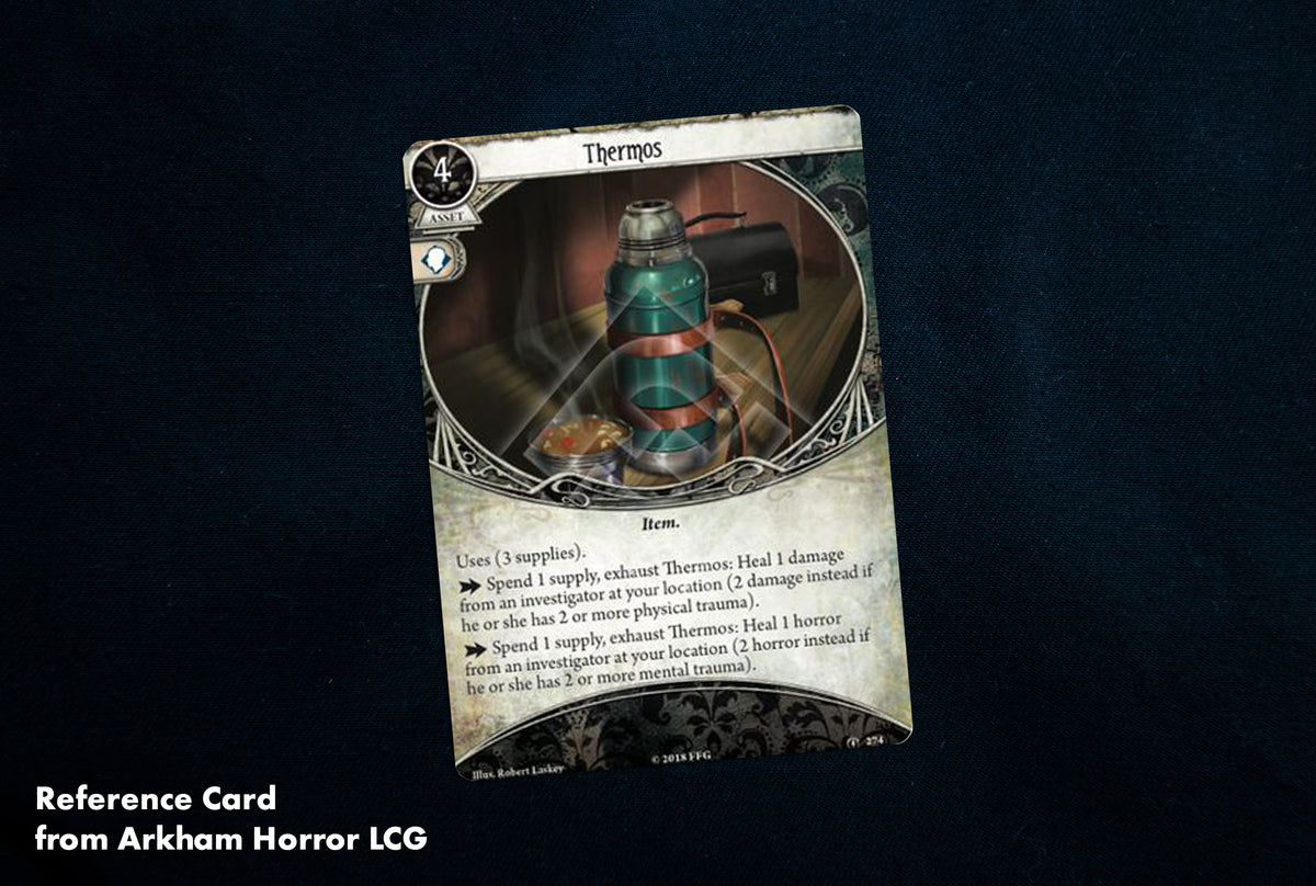 Arkham Horror LCG - Wooden Thermos Token- Singles