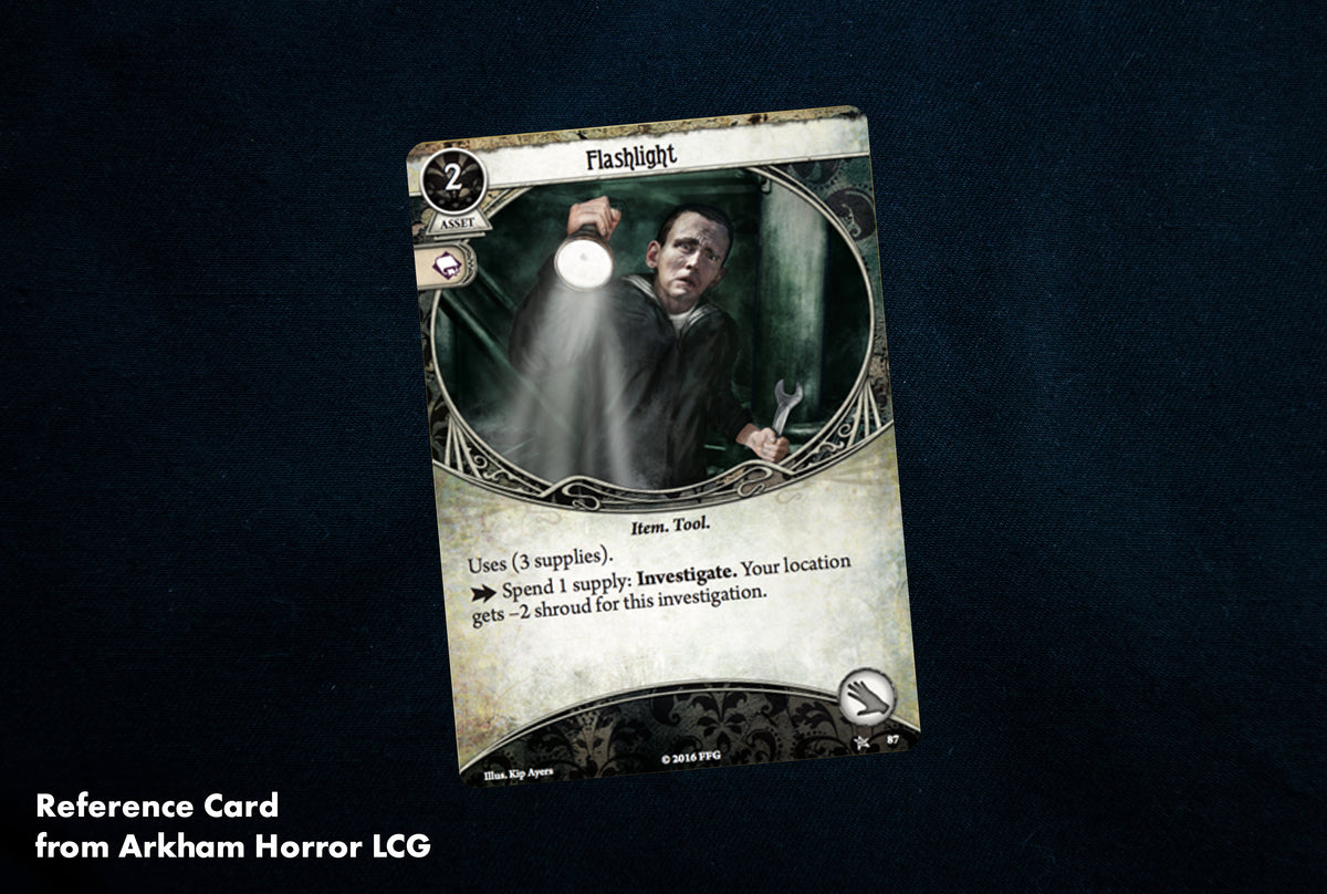 Arkham Horror LCG - Wooden Flashlight Token - Singles