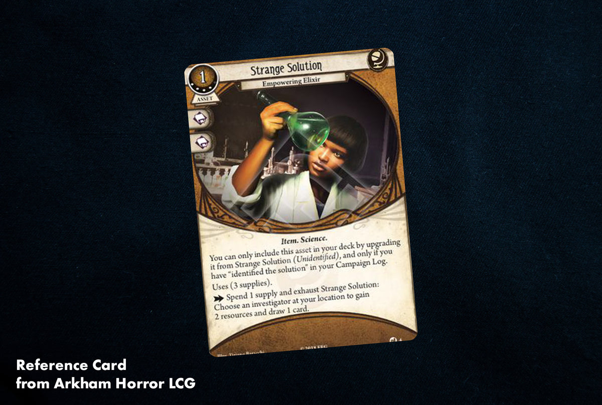Arkham Horror LCG - Wooden Strange Solution Token - Singles