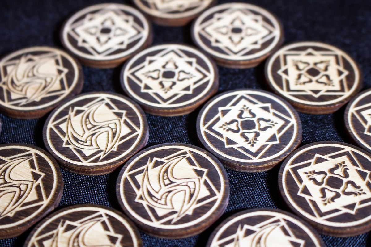 Arkham Horror LCG Blessed & Cursed Chaos Tokens