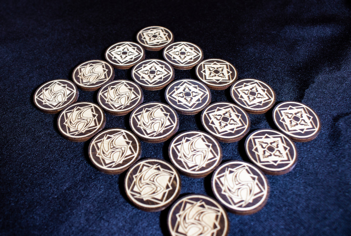 Arkham Horror LCG Blessed & Cursed Chaos Tokens