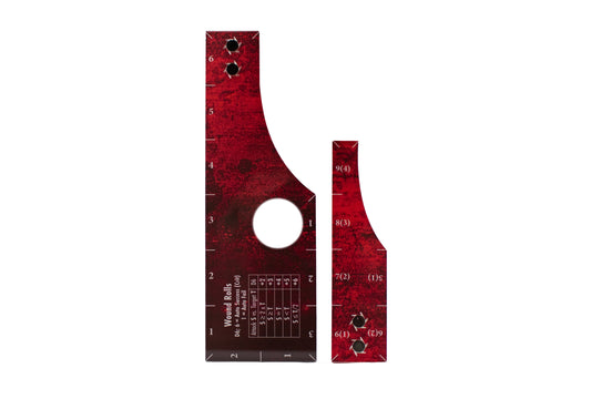 Warhammer 11th Edition - Wargaming Measuring Ruler - Compatible with Warhammer and other Miniature Games - Blood Red