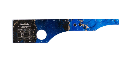 Warhammer 11th Edition - Wargaming Measuring Ruler - Compatible with Warhammer and other Miniature Games - Blue Space