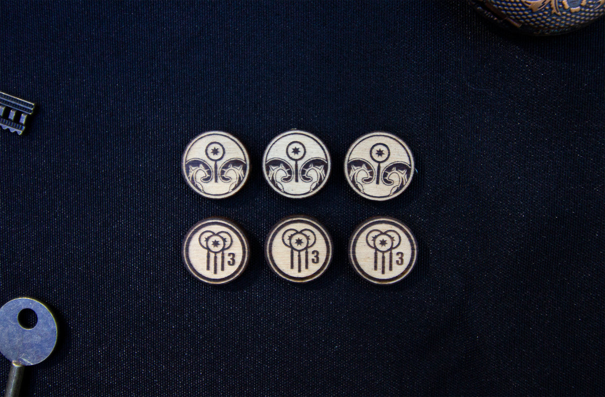 Arkham Horror LCG - Double-sided Clue Tokens - Singles