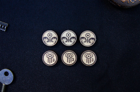 Arkham Horror LCG - Double-sided Clue Tokens - Singles