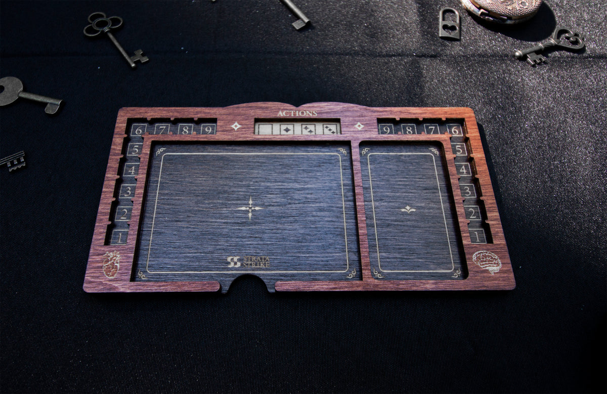 Arkham Horror LCG Player Board - Two-toned Cognac and Kona Colors