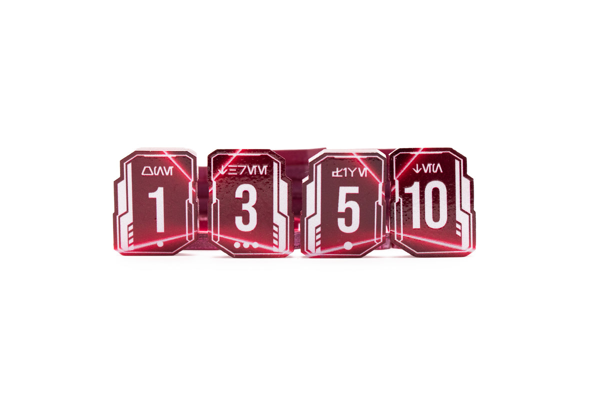 Star Wars Unlimited - 55 Full Color Acrylic Tokens - Bundle Set – Double-Sided