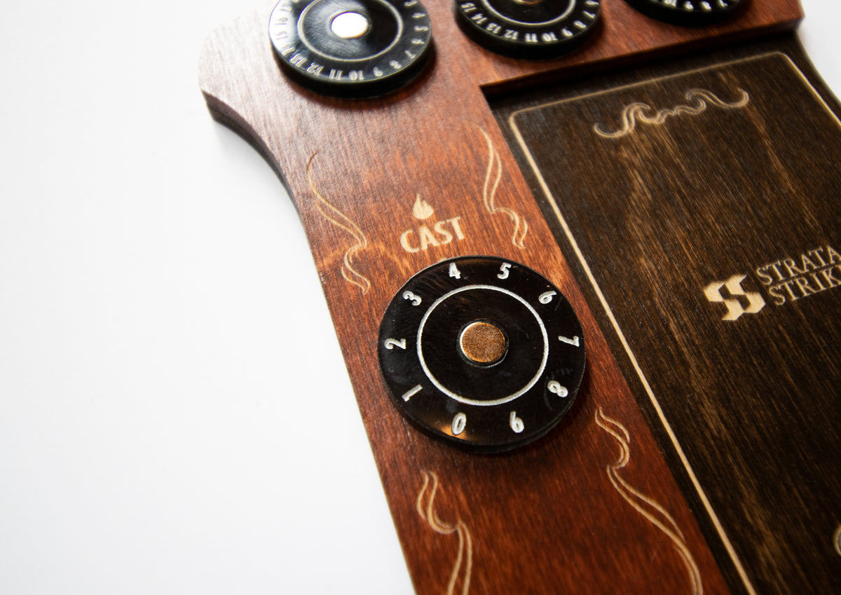 Transparent Black Acrylic Dials - Compatible add-on with our Commander Trays