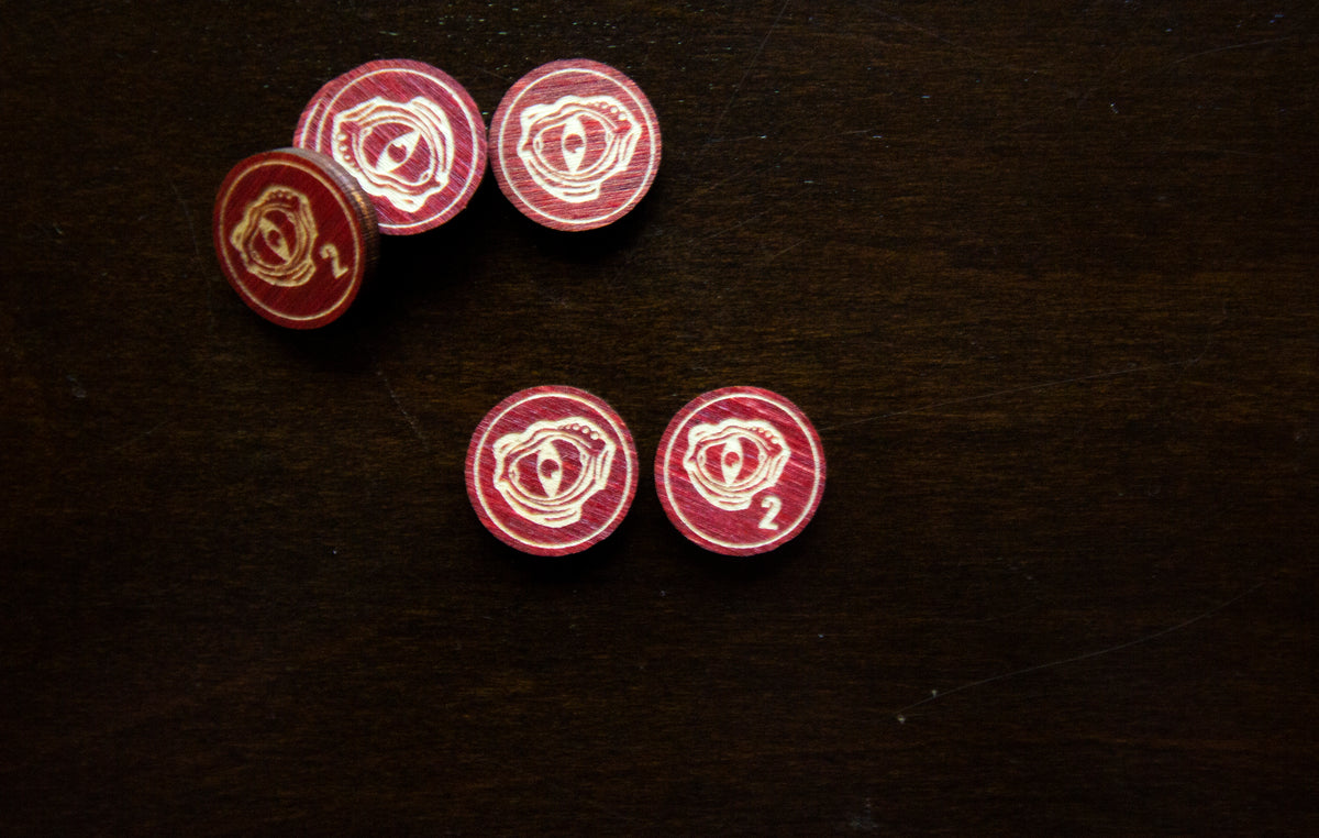 Arkham Horror LCG - Double-sided Wooden Doom Token