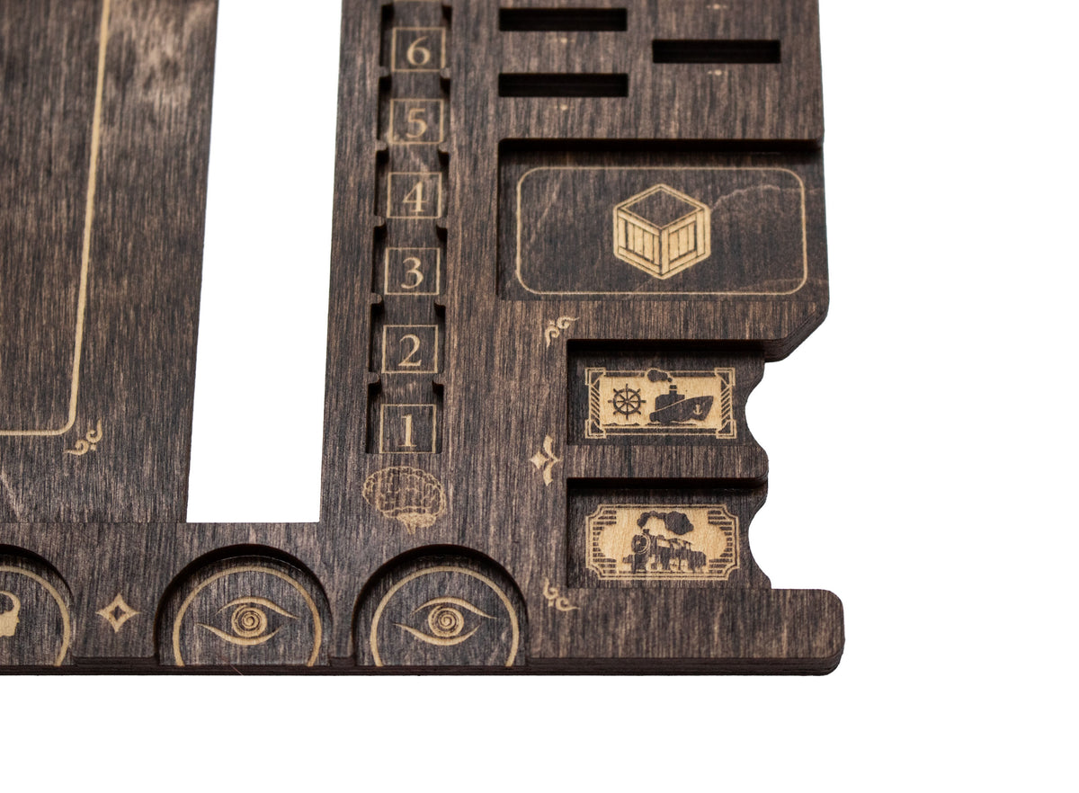 Eldritch Horror Player Board - Kona Wood Stain