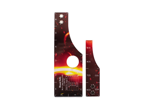 Warhammer 11th Edition - Wargaming Measuring Ruler - Compatible with Warhammer and other Miniature Games - Fire