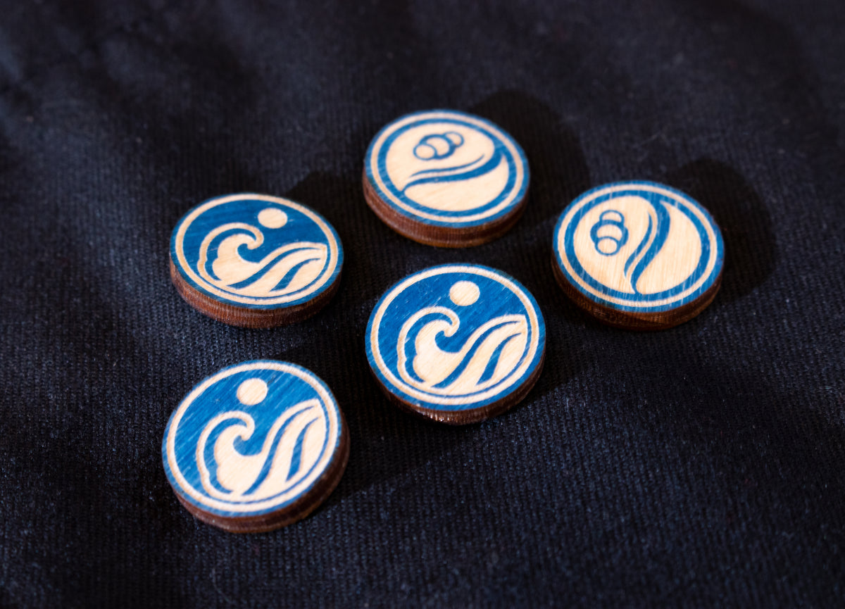 Arkham Horror LCG - Flood Tokens - The Innsmouth Conspiracy - Double Sided