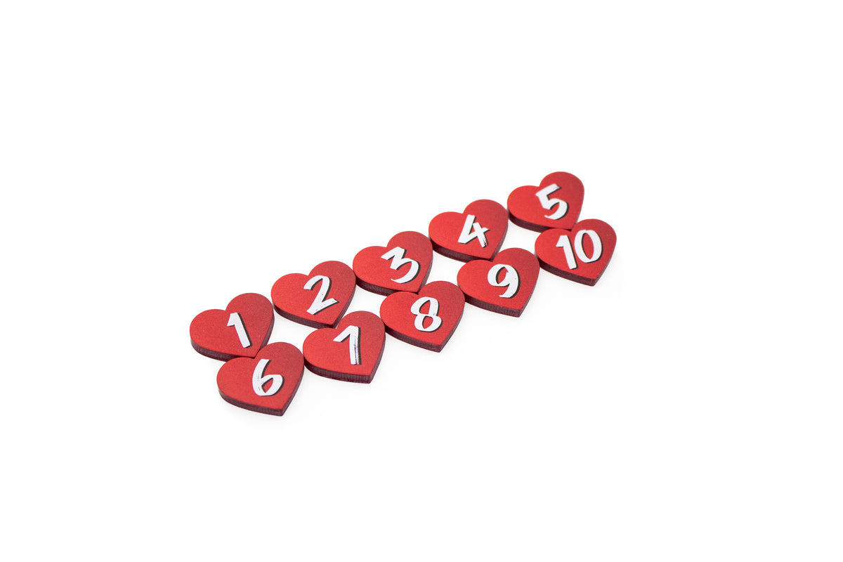 Cataclysm Arcade compatible | 10 Health Full Color Acrylic Tokens - Bundle Set – Double-Sided