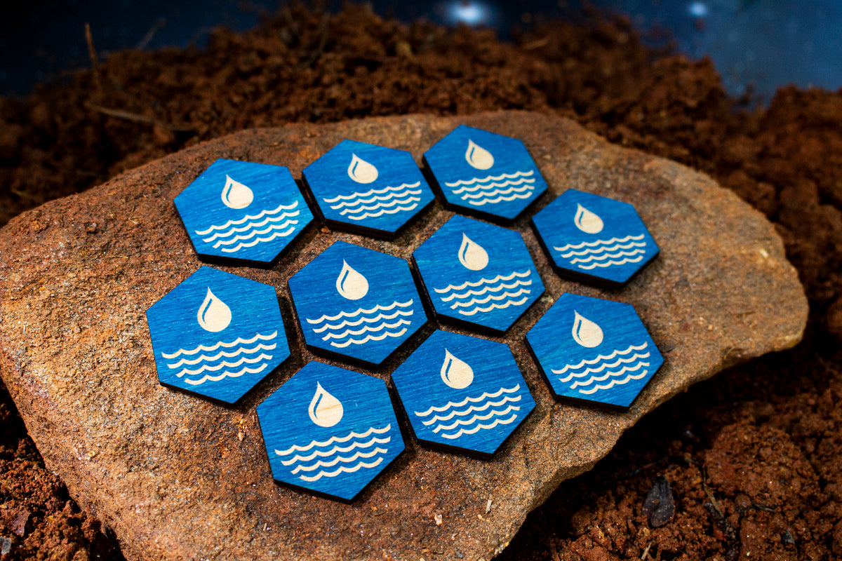 Terraforming Mars - Set of 9 Ocean Tiles