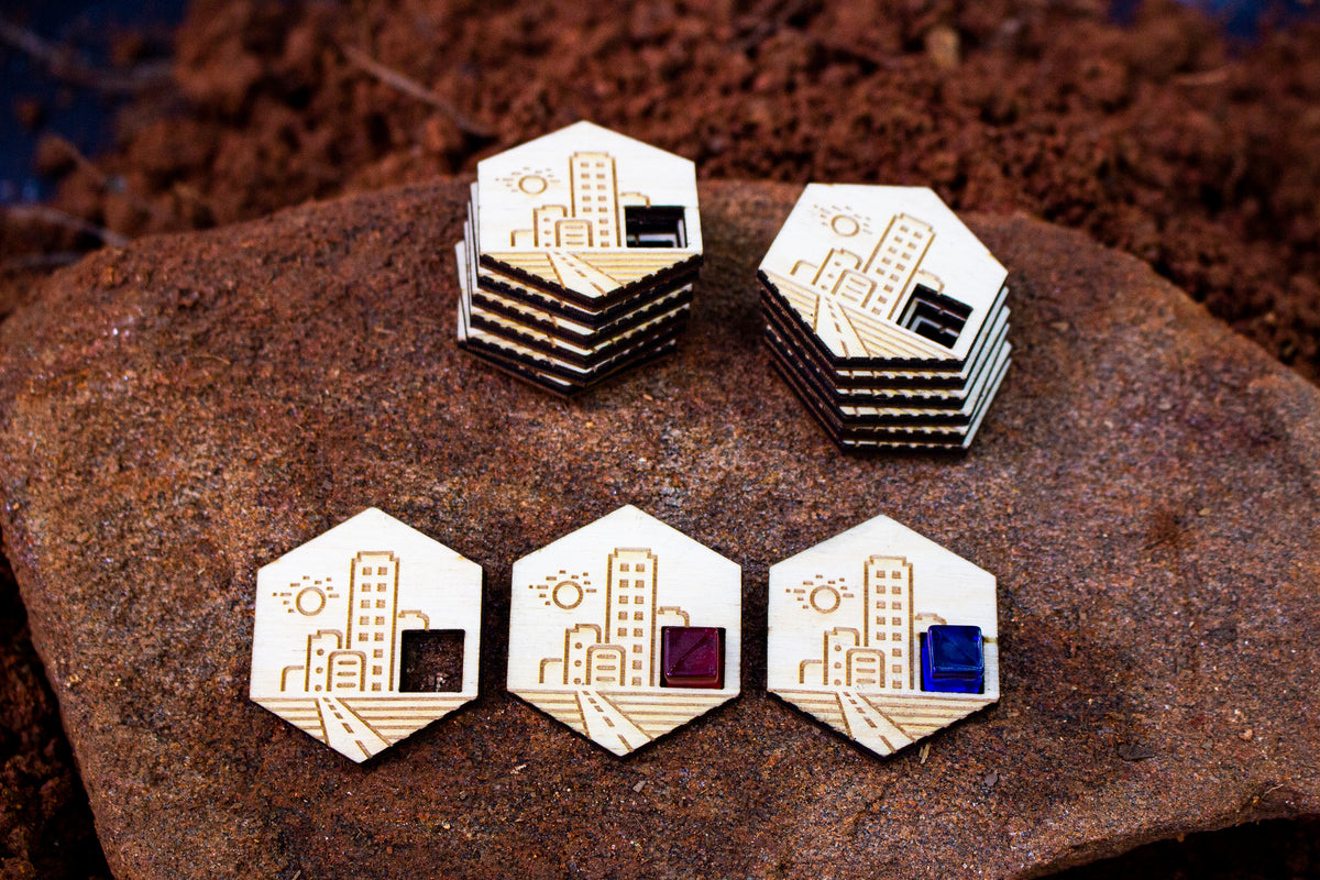 Terraforming Mars - Set of 10 Cities - Add-ons