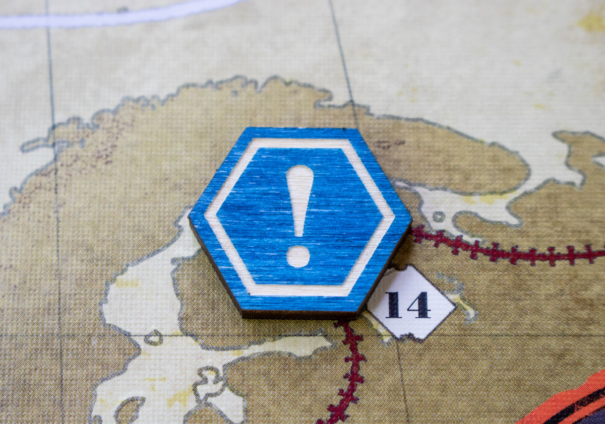 Eldritch Horror - Token Package: Doom, Mystery, Omen, Lead Investigator, 4 Rumor Tokens