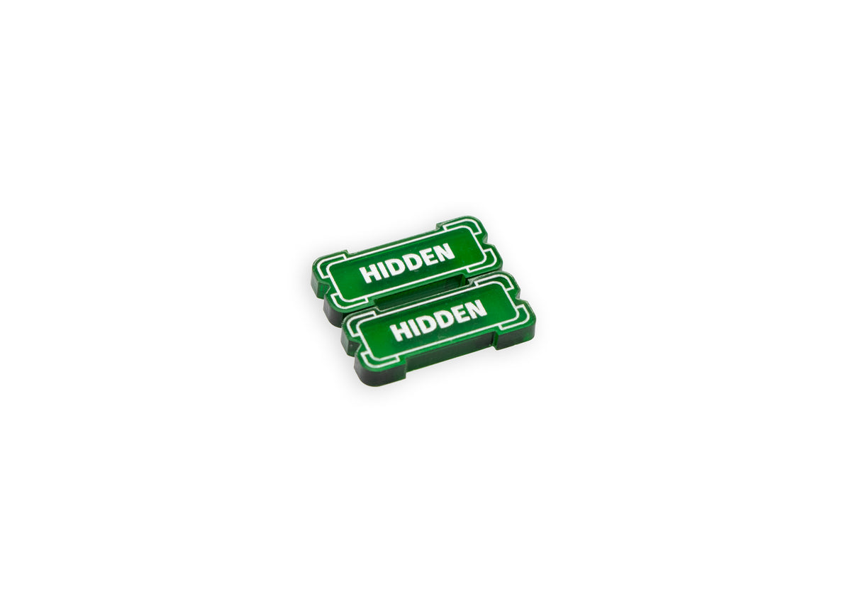 Riftbound - Keyword Reminder Transparent Acrylic Tokens – 26 Single-Sided Set