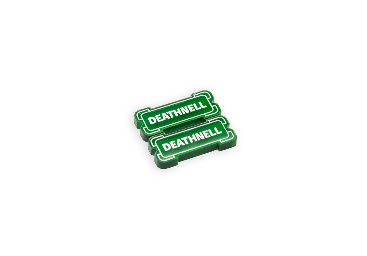 Riftbound - Keyword Reminder Transparent Acrylic Tokens – 26 Single-Sided Set