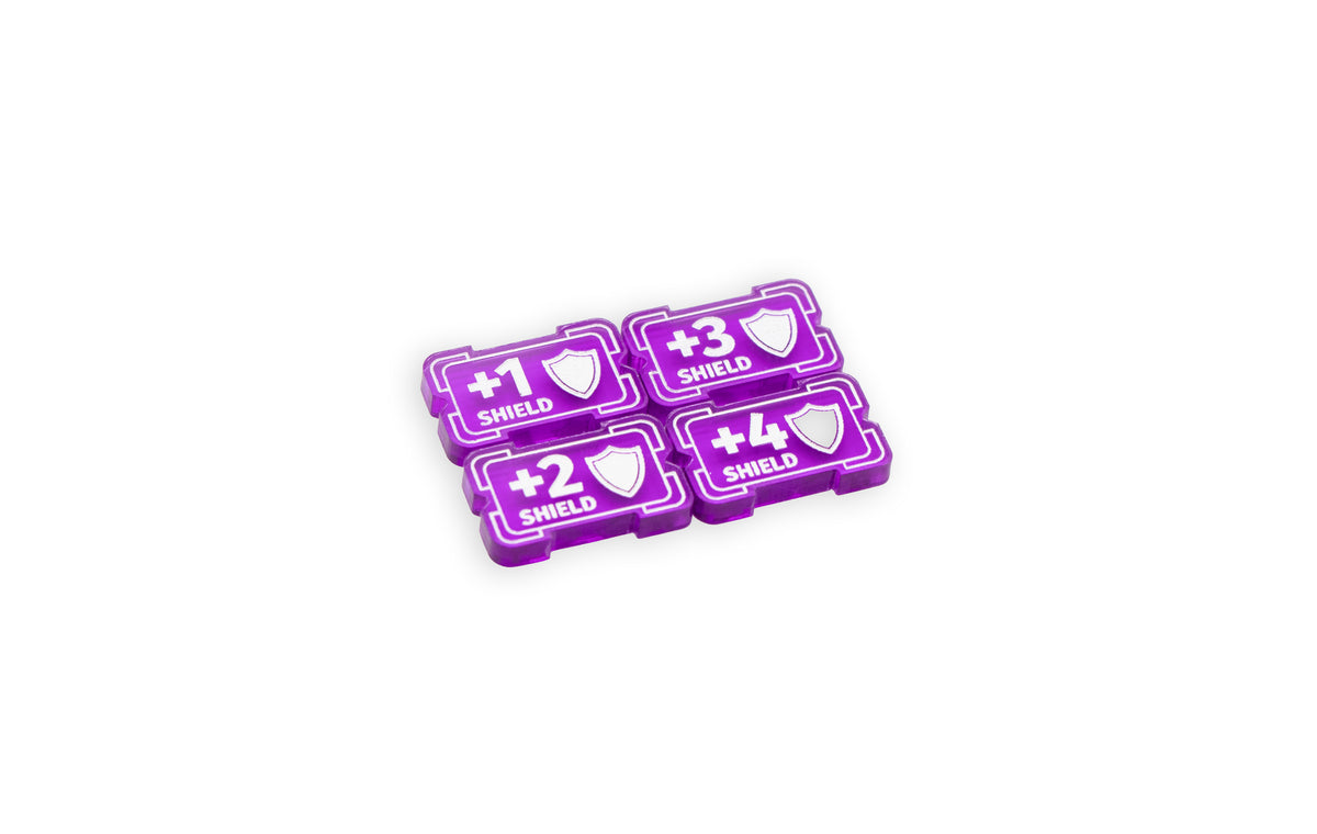 Riftbound - Keyword Reminder Transparent Acrylic Tokens – 26 Single-Sided Set