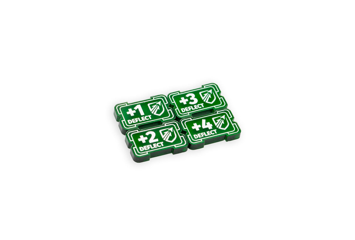 Riftbound - Keyword Reminder Transparent Acrylic Tokens – 26 Single-Sided Set