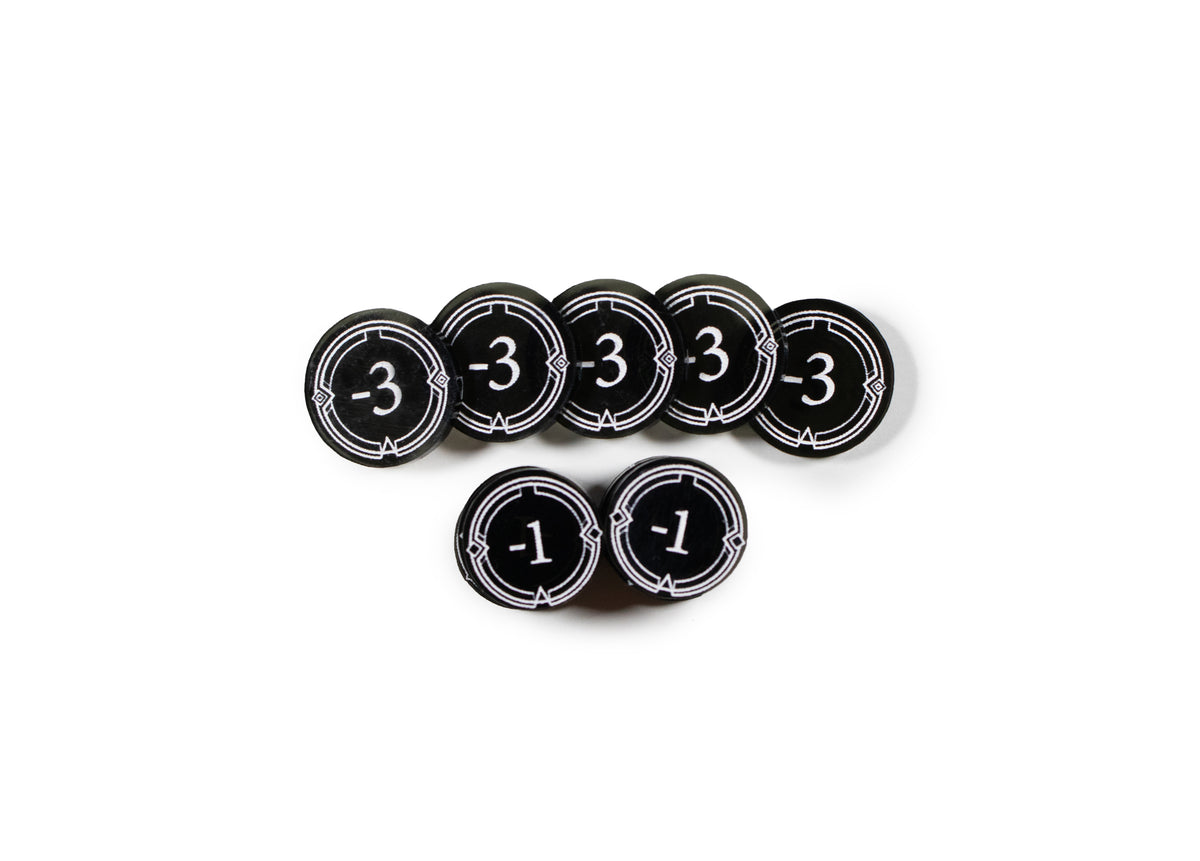 Lorcana - Transparent Acrylic Tokens - Bundle Set – Single-Sided
