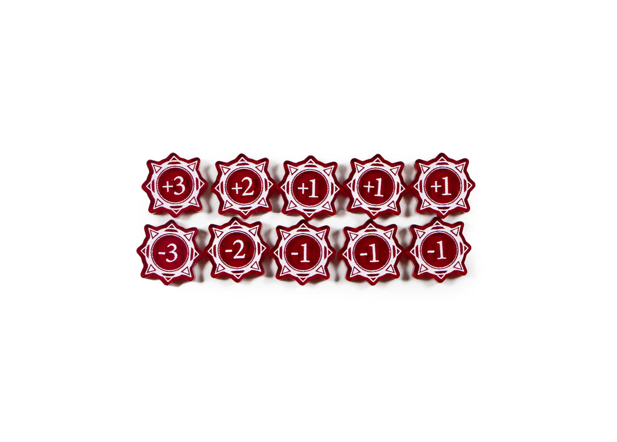 Lorcana - Transparent Acrylic Tokens - Strength Modification Set