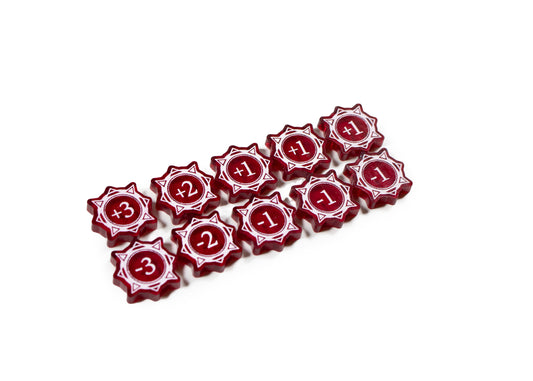 Lorcana - Transparent Acrylic Tokens - Strength Modification Set