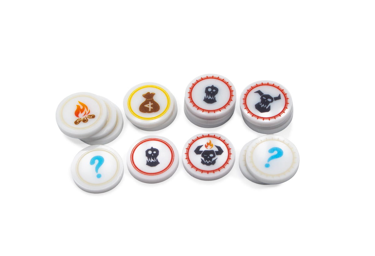 Slay the Spire - Acrylic Map Token Set - Double-Sided