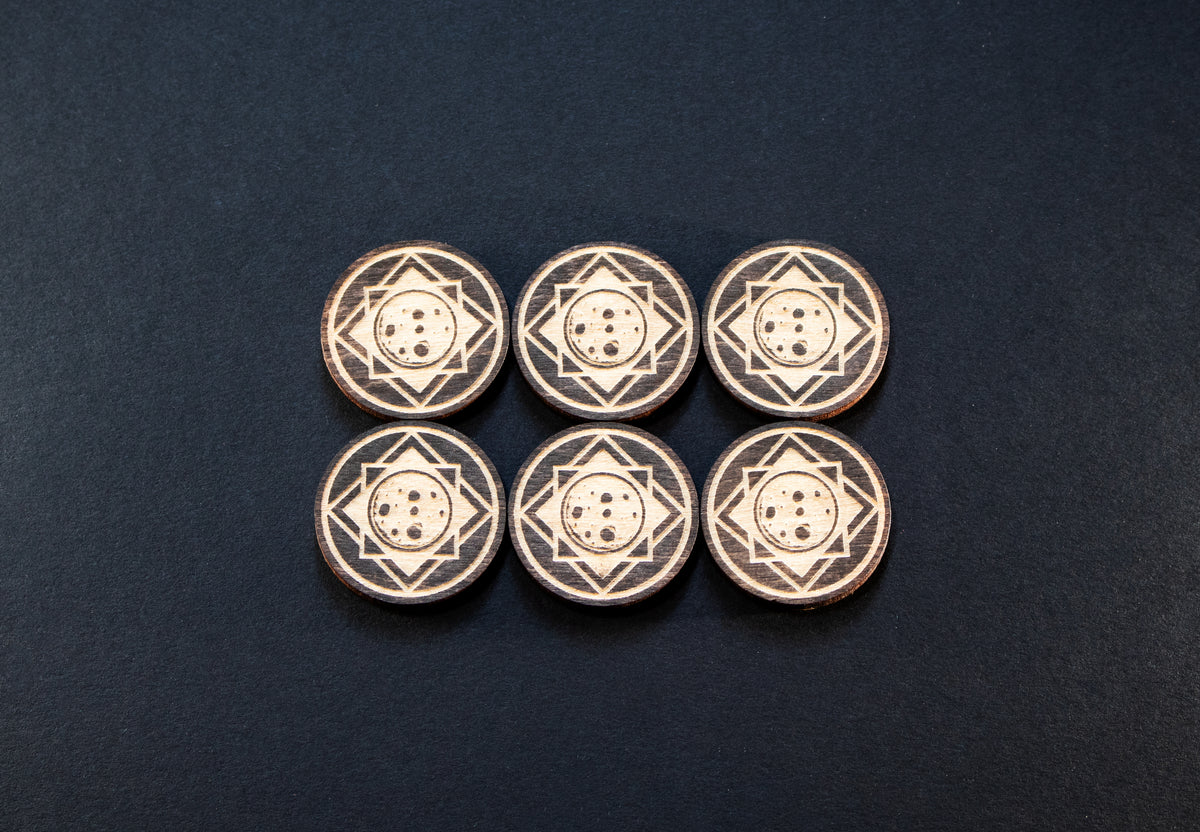 Arkham Horror LCG Moon Chaos Tokens - Set of 6