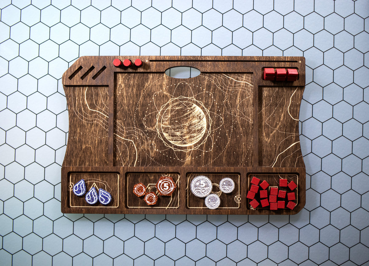 Dune: Imperium / Uprising Player Board - Kona Wood Stain