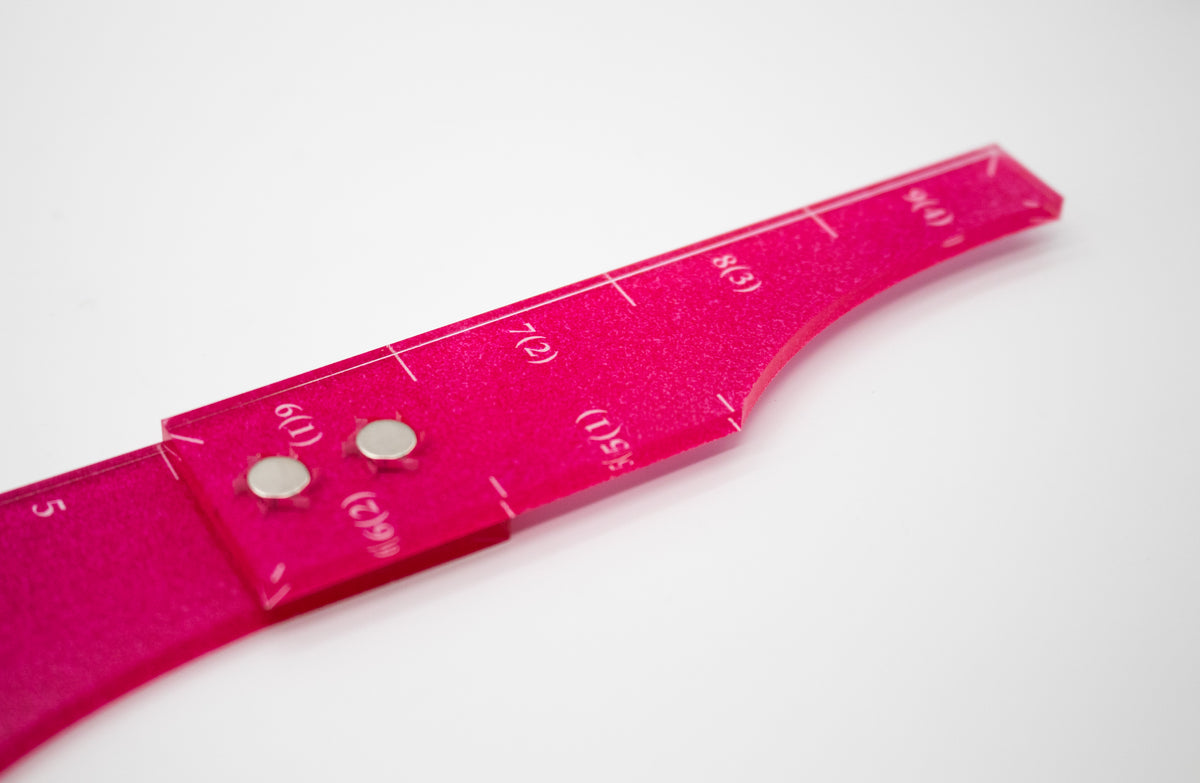 Warhammer 11th Edition - Wargaming Measuring Ruler - Compatible with Warhammer and other Miniature Games - Pink