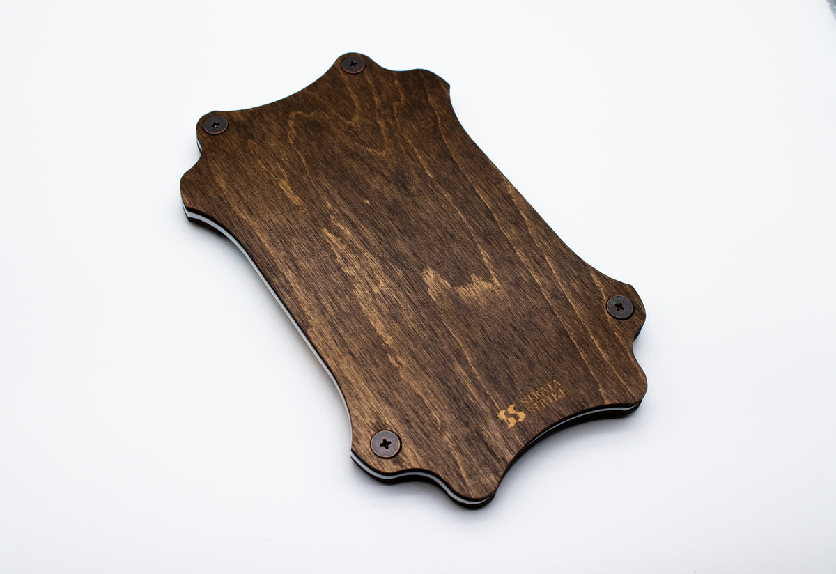 MTG Commander Tray - Kona Wood & Acrylic Dials - Celestial Spire