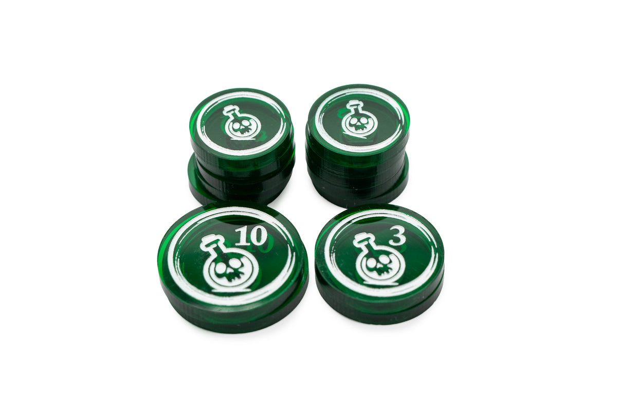 Slay the Spire - Acrylic Token Sets - Single-Sided