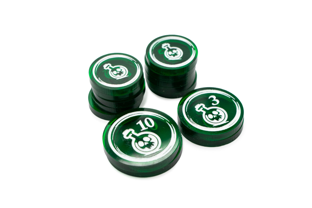 Slay the Spire - Acrylic Token Sets - Single-Sided