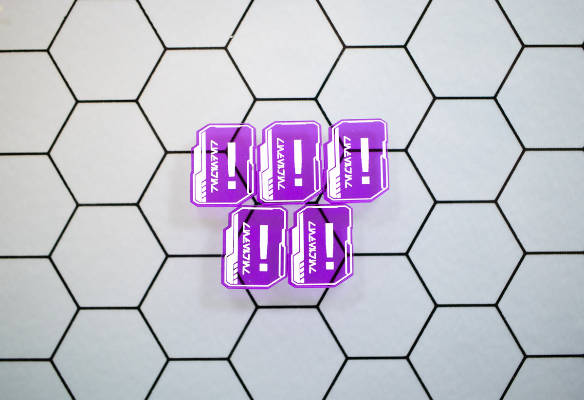 Star Wars Unlimited - 55 Transparent Acrylic Tokens - Bundle Set – Single-Sided