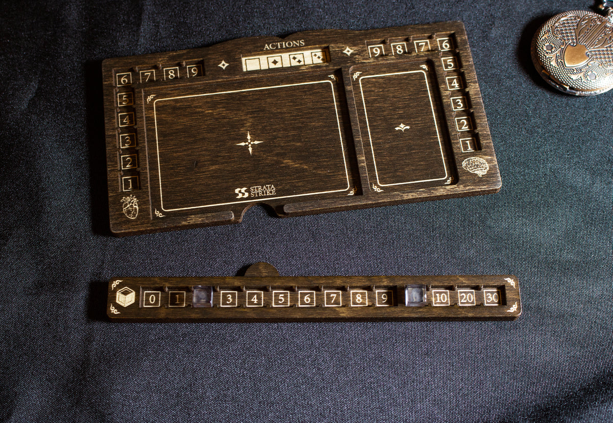 Arkham Horror LCG Resource Bank Add-on – Cognac and Kona Colors