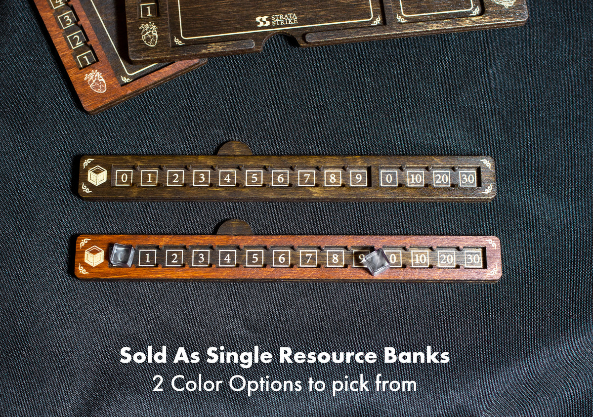 Arkham Horror LCG Resource Bank Add-on – Cognac and Kona Colors